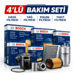 Bosch BMW X3 2.0 Dizel Filtre Bakım Seti (2011-2015) 4 Lü