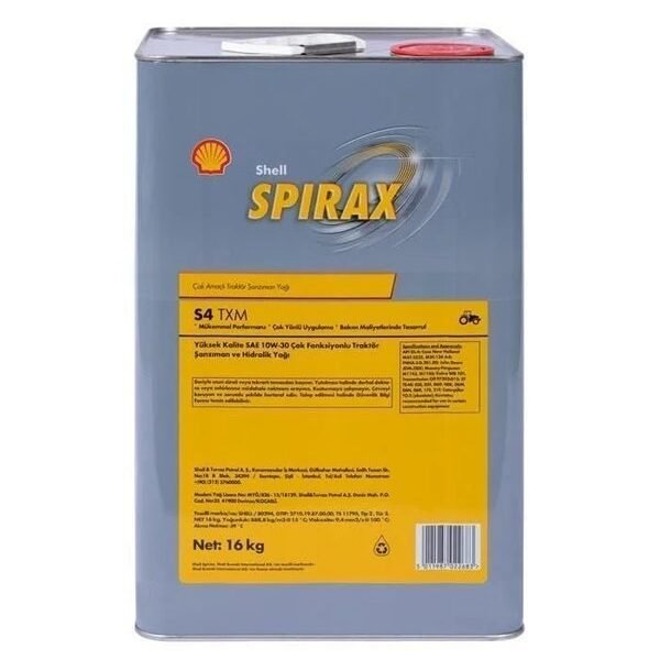 Shell Spirax S4 TXM 10W-30 16 Litre Şanzıman Yağı