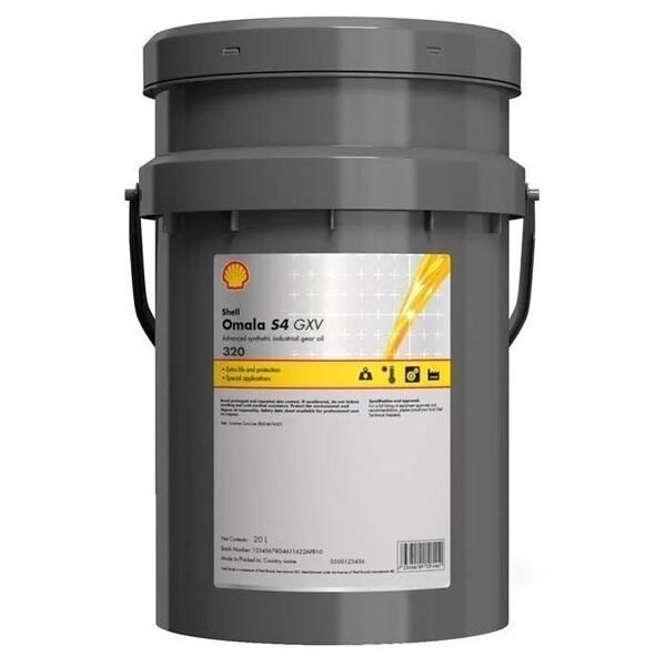 Shell Omala S4 GXV 320 - 20 Litre Şanzıman Yağı
