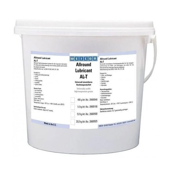 Weicon AL-T 25000 - Çok Yönlü Yüksek Isı Gresi - 25 kg Gres Yağı
