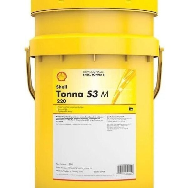 Shell Tonna S3 M 220 - 20 Litre Kızak Yağı