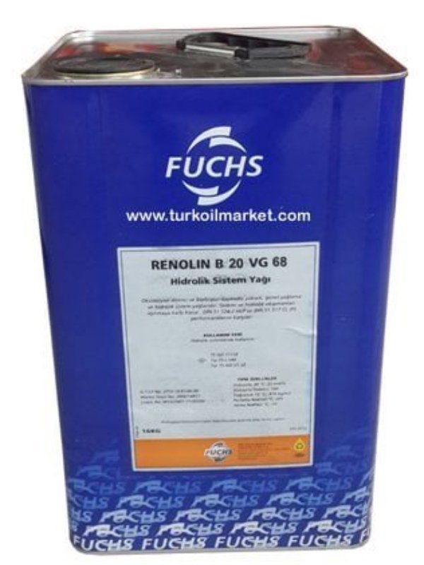 b20vg68-600x800-1 Fuchs Renolin B 20 VG 68 - 16 kg Hidrolik Yağı - Görsel 1