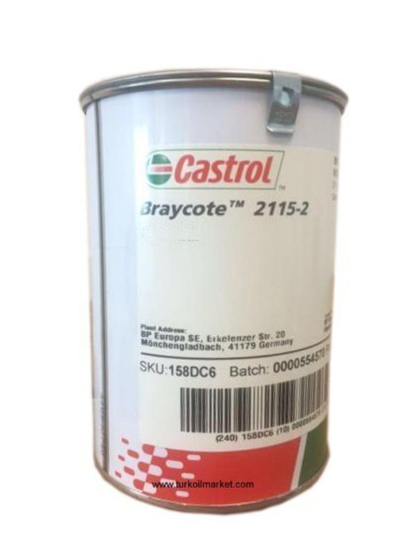 braycote-2112-2-600x800-1 Castrol Braycote 2115-2 - 6,8 kg Yüksek Sıcaklık Gresi Gres Yağı - Görsel 1