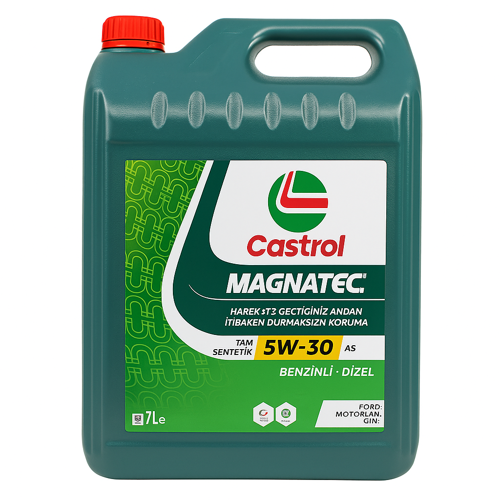 castrol-magnatec-7-litre Castrol Magnatec 5W-30 A5 7 Litre Motor Yağı - 2025 Üretim - Görsel 1