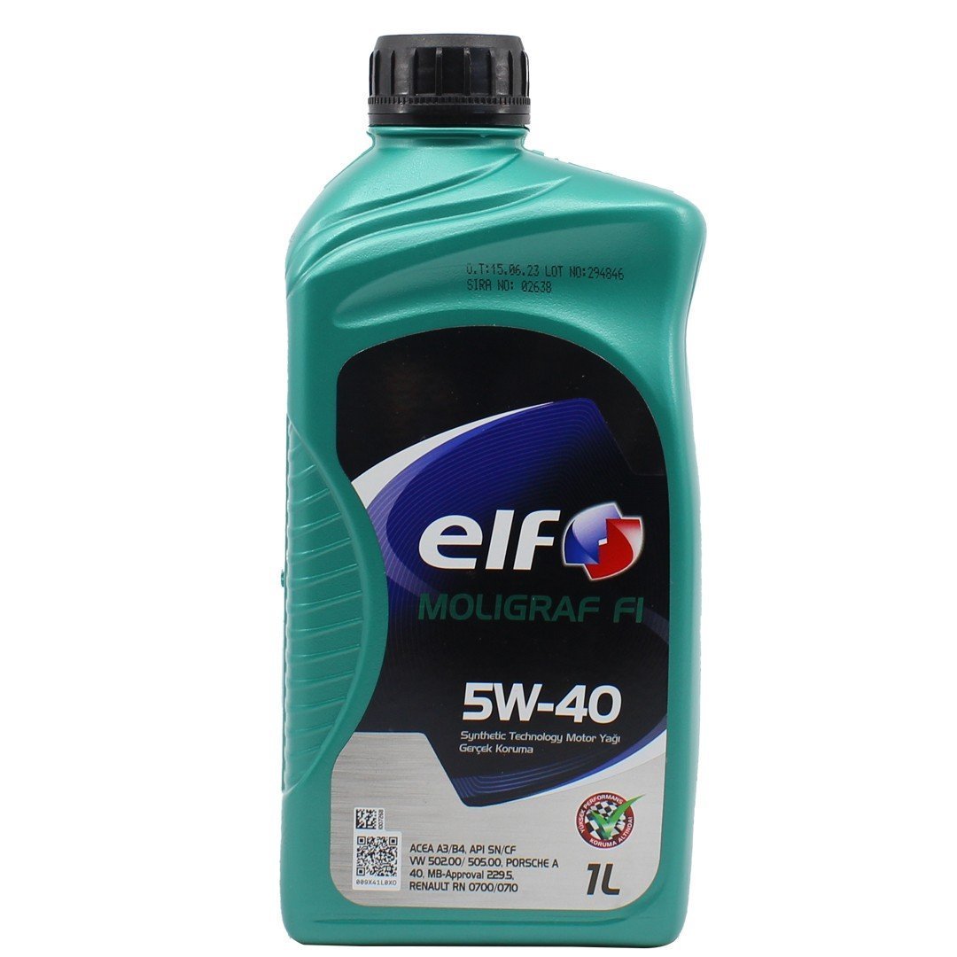 elf-moligraf-fi-5w40-1lt Elf Moligraf F1 5W-40 1 Lt Sentetik Motor Yağı - Görsel 1
