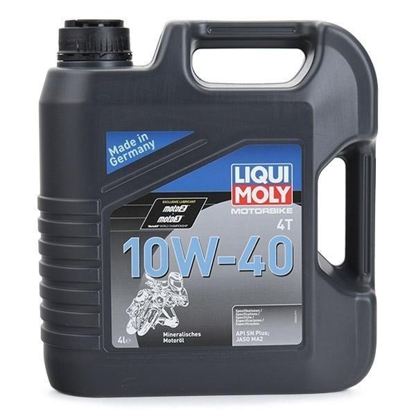 image_1080-1084-1 Liqui Moly 10W-40 4T Basic Street 4 Lt Motosiklet Yağı (3046) - Görsel 1