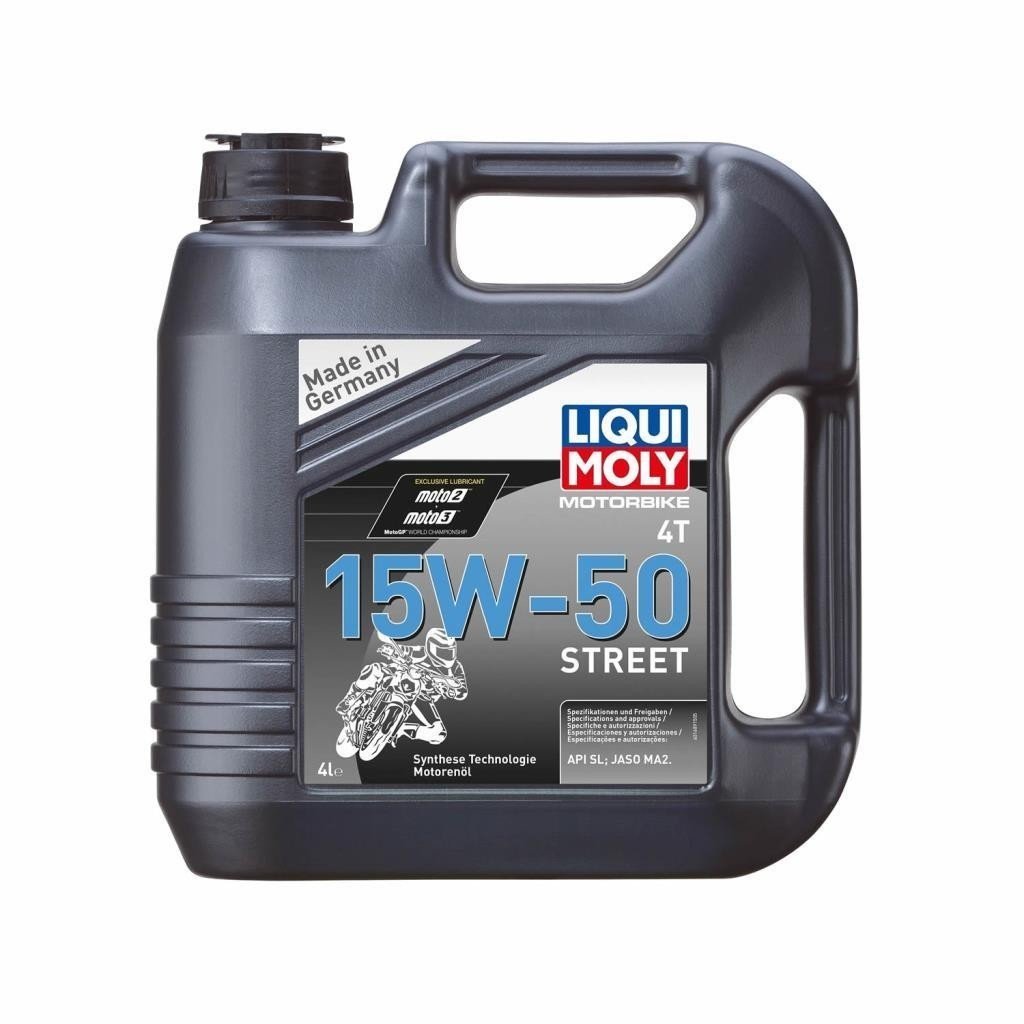 image_1080-1094 Liqui Moly 15W-50 4T Street 4 Lt Motosiklet Motor Yağı (1689) - Görsel 1