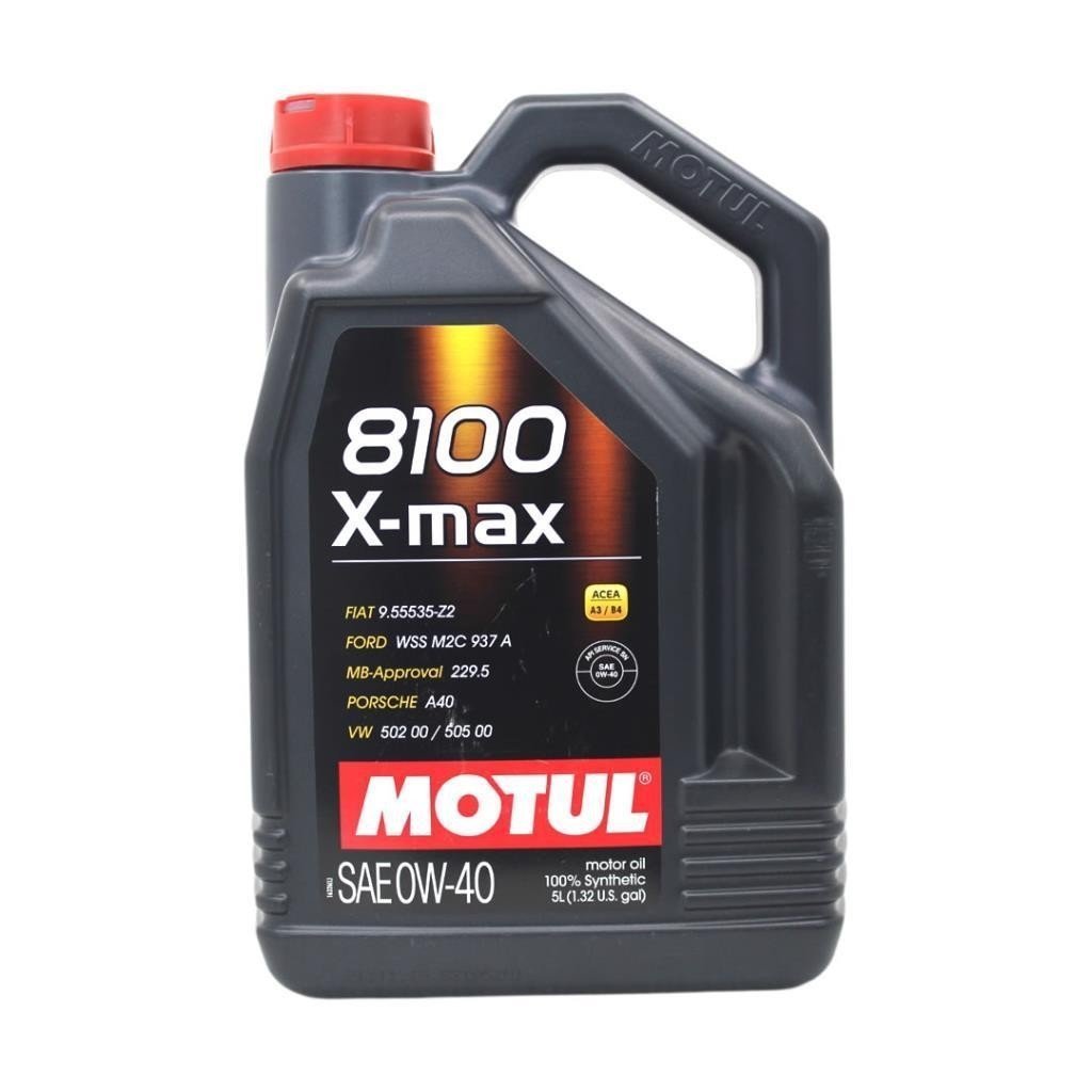 image_1080-207-1 Motul 8100 X-Max 0W40 5 Lt Tam Sentetik Motor Yağı - Görsel 1