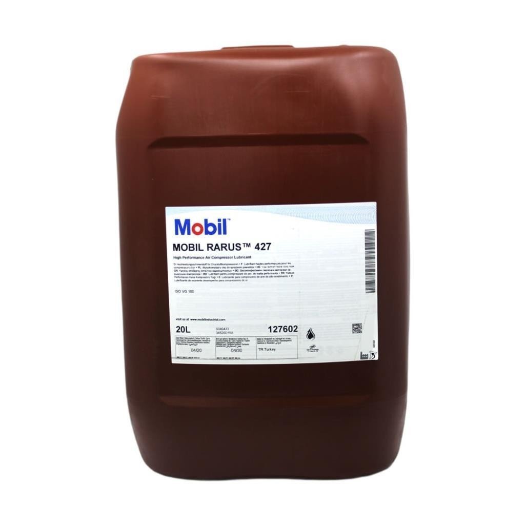 image_1080-678 Mobil Rarus 427 20 Lt Üstün Performanslı Hava Kompresörü Yağı - Görsel 1