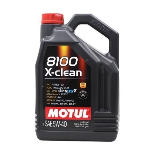 Motul 8100 X-Clean 5W-40 - 5 Litre Motor Yağı