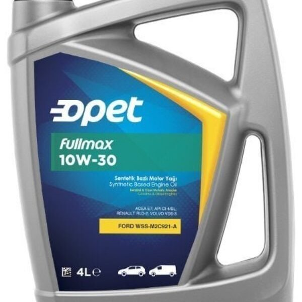 Opet Fullmax 10W-30 - 4 Litre Motor Yağı