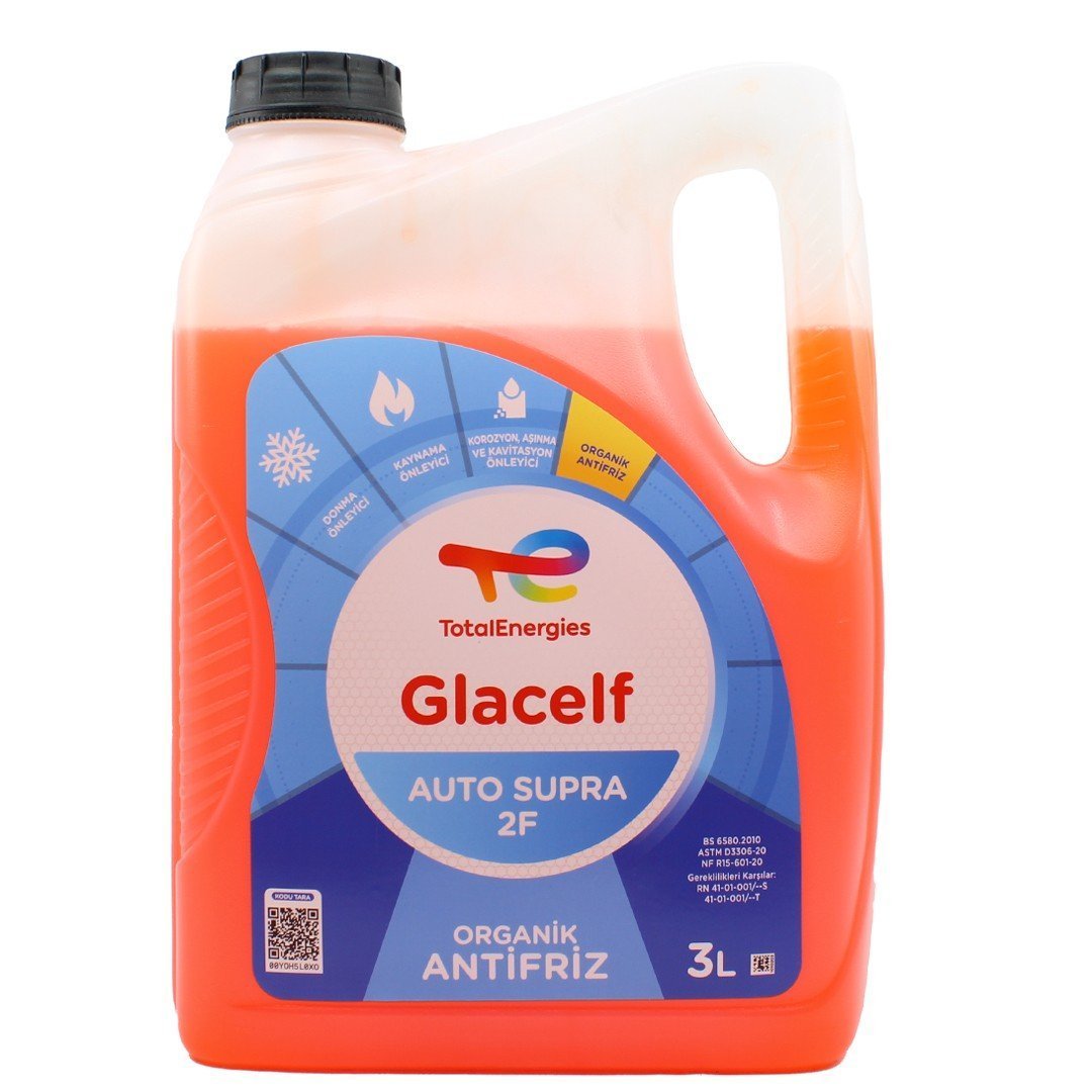 total-glacelf-auto-supra-2f-organik-antifriz-3lt-1 Total Glacelf Auto Supra 2F 3 Lt Organik Kırmızı Antifriz - Görsel 1