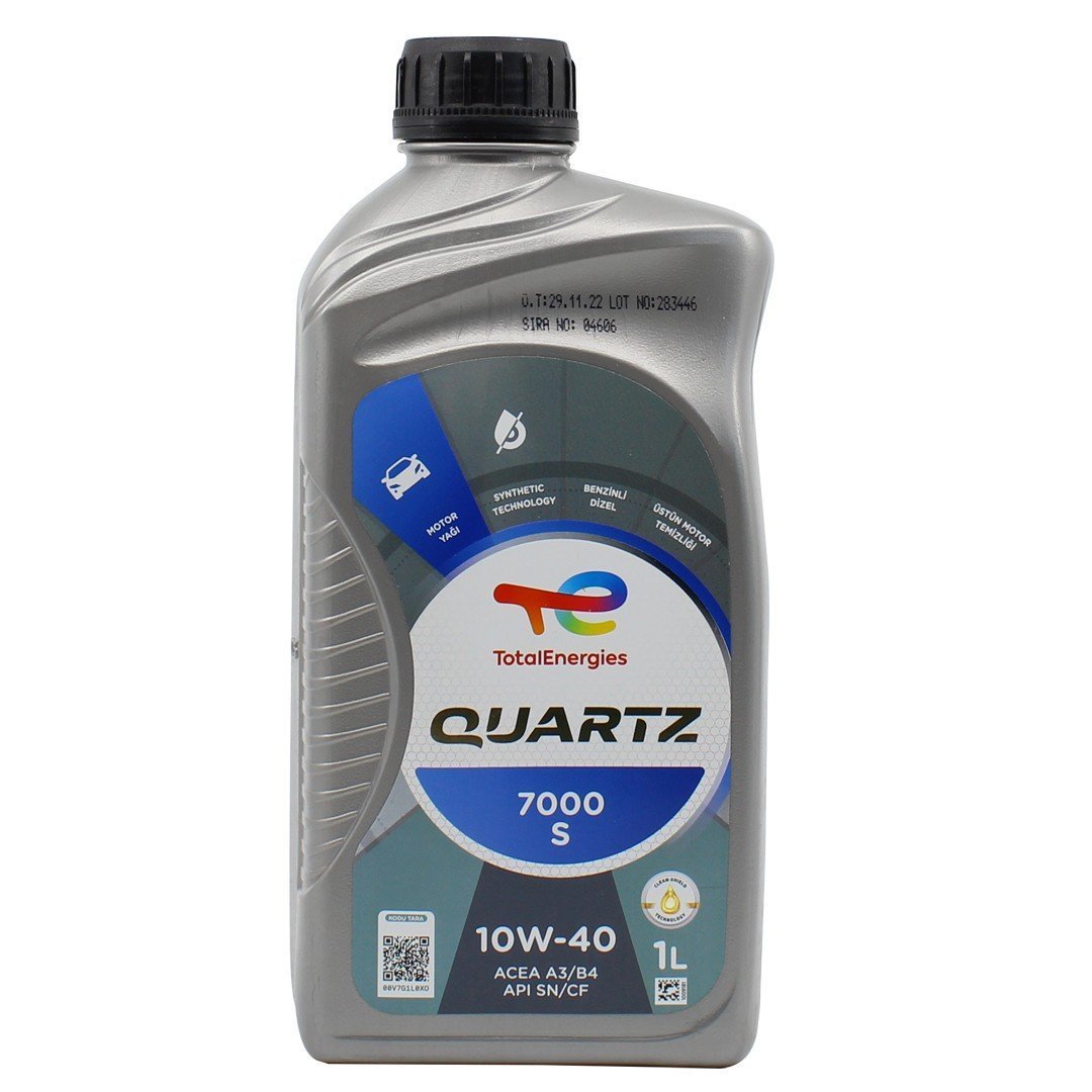 total-quartz-7000s-10w40-1lt Total Quartz 7000 10W-40 Motor Yağı 1 Lt - Görsel 1