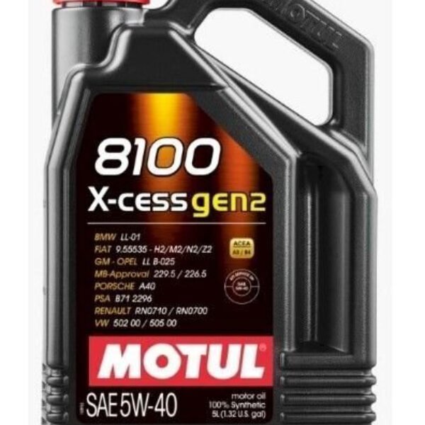 Motul 8100 X-cess 5W-40 - 5 Litre Motor Yağı